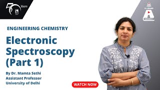 Electronic Spectroscopy Part 1  Engineering Chemistry  S Chand Academy [upl. by Raychel]