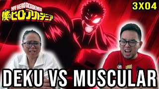 My Hero Academia 42 English Dub 3x4 DEKU VS MUSCULAR REACTION amp REVIEW [upl. by Maridel731]