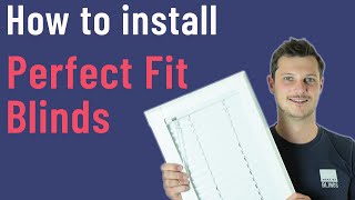 How to Install Your Perfect Fit Shutter Blind  BlindsbyPost [upl. by Gilbye]