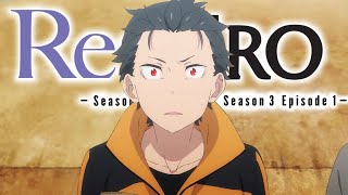 Subarus First Death  ReZERO Season 3 Episode 1 ReactionAnalysis [upl. by Murrah]