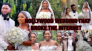 EKENE UMENWA OFFICIAL BEAUTIFUL WHITE WEDDING CEREMONY VIDEO 💍💒 [upl. by Sillyrama]