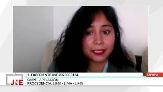 Audiencia Pública del Pleno del JNE  18 de Enero de 2024 [upl. by Alegna]