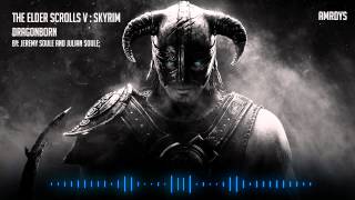 The Elder Scrolls V Skyrim Main theme Dragonborn  HQ Epic Soundtracks [upl. by Aikyt]