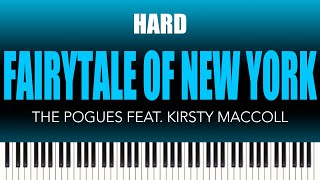 The Pogues feat Kirsty MacColl – Fairytale of New York  HARD Piano Cover [upl. by Alleuqahs]