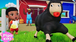 Baa Baa Pink Sheep Song  Baa Baa Black Sheep Song  Pipokiki Nursery Rhymes amp Kids Songs [upl. by Ellerud838]