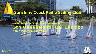 Race 2  2024 Sth Queensland IOM Championship [upl. by Campy]