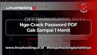 NgeCrack Password PDF Gak Sampe 1 Menit [upl. by Elish]