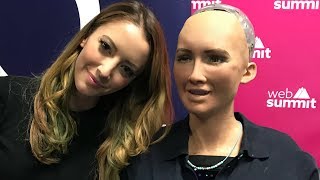 What Robots REALLY Think of Humans  A Conversation with Sophia [upl. by Standing617]