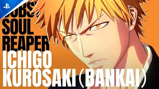 Bleach Rebirth of Souls  Ichigo Kurosaki Bankai Character Trailer  PS5 amp PS4 Games [upl. by Gahl939]