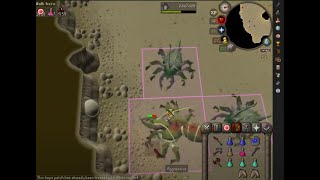 OSRS KALPHITE QUEEN flinch IRONMAN SOLO LURE ACHIEVEMENT DIARY EASY [upl. by Lanuk]