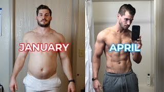 My 3 Month Body Transformation Timelapse 202lbs160lbs [upl. by Retsevlis]