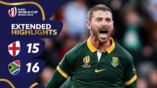 Pollard completes late comeback  England v South Africa  Rugby World Cup 2023 Extended Highlights [upl. by Nadaba]