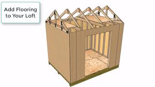 8x10 Gable Shed Plans [upl. by Donnenfeld]