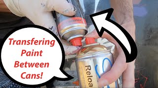 How To Transfer Spray Paint From Can to Can [upl. by Delisle105]