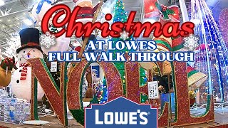 Lowes Spectacular Christmas Décor for 2023 🎄 Full Walk Through [upl. by Noiraa]