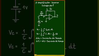 20231020 O amplificador inversor integrador shorts [upl. by Alliuqet404]