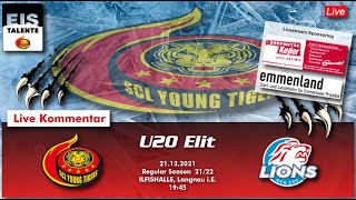 MS 2122  U20 Elit  Regular Season  SCL Young Tigers vs GCK Lions [upl. by Delogu]