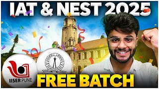 Top Batch for IAT amp NEST 2025 Preparation  IISc IISER NISER Faculties [upl. by Belford298]