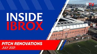 IBROX  Pitch Renovations  202122 [upl. by Lenssen]