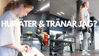 MEALPREP amp TRÄNING Vlogg [upl. by Eetsim]