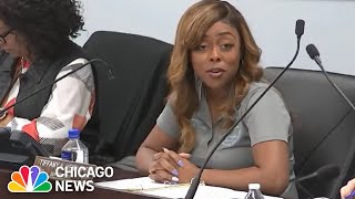 Dolton Mayor Tiffany Henyard appears at township meeting amid disturbing allegations [upl. by Imiaj]