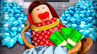 Born Into TRILLIONAIRE Family A Roblox Movie [upl. by Ennylyak]