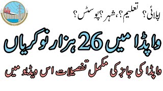 WAPDA JOBS for all Pakistan 26 Thousands upcoming vacancies [upl. by Annauqahs]