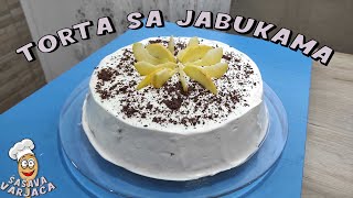 quotPREVRNUTAquot torta sa JABUKAMA  Starinska torta po receptu moje bake [upl. by Tatiana925]