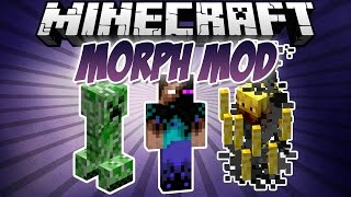 Minecraft Morphing Mod 1710172 Install Guide Included [upl. by Haakon]