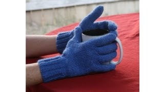 Learn to Knit Gloves Parts 19 [upl. by Girovard]