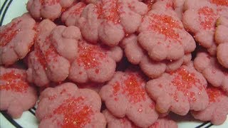 How to make fruity spritz cookies cookie press tutorial with yoyomax12 [upl. by Eitsim]