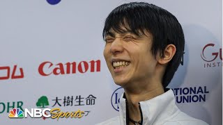 Yuzuru Hanyus WORLD RECORD short program at Four Continents  NBC Sports [upl. by Yeslah927]