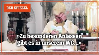 Video vom Ostergottesdienst Der Lachanfall des Bischofs  DER SPIEGEL [upl. by Ayhtak]