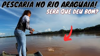 MEU CORAÃ‡ÃƒO QUASE PAROU NA PESCARIA NO RIO ARAGUAIA MOLINETE QUEBROU TUDO QUANDO O PEIXE BATEU [upl. by Aicatan479]