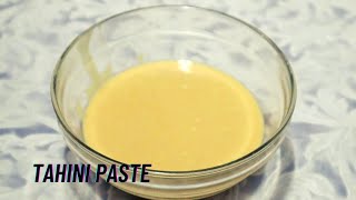 Tahini paste Recipe Homemade Tahini paste Recipe malayalam [upl. by Ennaitak624]