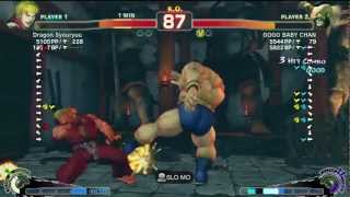 Hagejin Zangief vs Dragon Syouryuu Ken  AE 2012 Matches 720p [upl. by Airamana881]