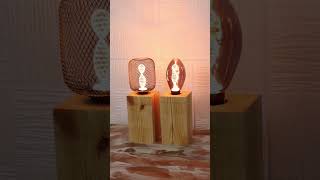 Lampa led elektrotechnika i drewno drewniane lampy led instalacja elektryczna woodart [upl. by Creight354]