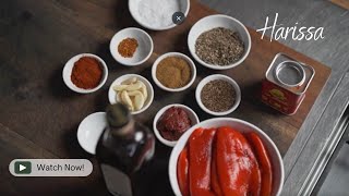 Harissa Sauce  North African Spice Blend  2 Minutes [upl. by Ahsineg315]