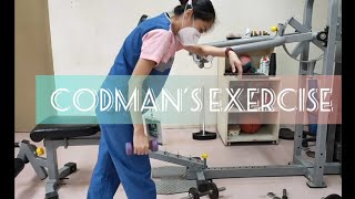 Codmans Pendulum Exercise  Therapeutic Exercise  Physical Therapy  Online Class [upl. by Dyrraj]