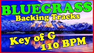 Bluegrass Backing Track in G Major  110BPM Bluegrass Jam Track 44  Lp Backing Track [upl. by Dunseath]