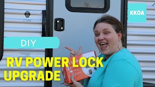 Installing RV Keyless  Wireless Power Door Lock  Step by Step Instructions [upl. by Ennair]