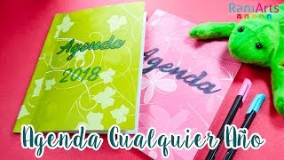 DIY  Agenda para cualquier Año  PASO A PASO Fácil [upl. by Kobe383]