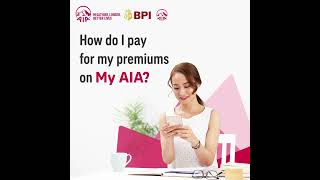 How to pay your premiums through My AIA [upl. by Grimes]