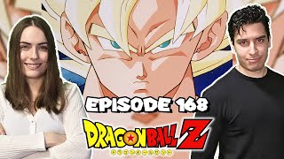 GOKU FACES PERFECT CELL Girlfriend Reacts To Dragon Ball Z  Episode 168 [upl. by Kelsy]