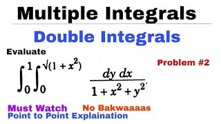 3 Double Integrals  Problem2  Multiple Integrals  Complete Concept [upl. by Adien]