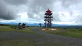 大芦高原北浦展望台 （岡山県美作市） Observation deck in Mimasaka city Okayama prefecture [upl. by Bokaj]