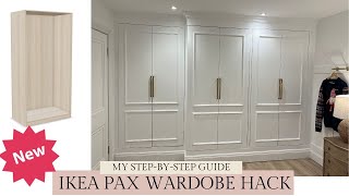 IKEA PAX HACK  NEW  My Fitted Wardrobe DIY Guide  Watch Before U Book A Carpenter Closet Hacks ⭐️ [upl. by Rustin323]