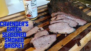 Cavenders Greek Seasoning Smoked Brisket [upl. by Juback]