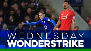 Wednesday Wonderstrike  Jamie Vardy vs Liverpool [upl. by Ekud]