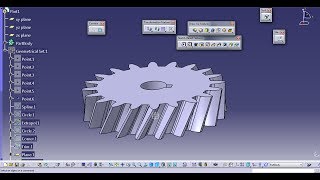 Design of a Helical Gear in CATIA V5 [upl. by Benetta]